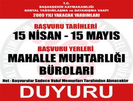 Başakşehir Kaymakamlığı ;ndan yakacak  yardımı