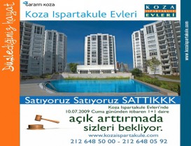 Ispartakule Evlerinde Açık Arttırma