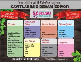Gelişim Akademisi yeni eğitim yılı Başlıyor