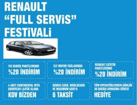 Renault  Full Servis Festivali?nde Son Günler 