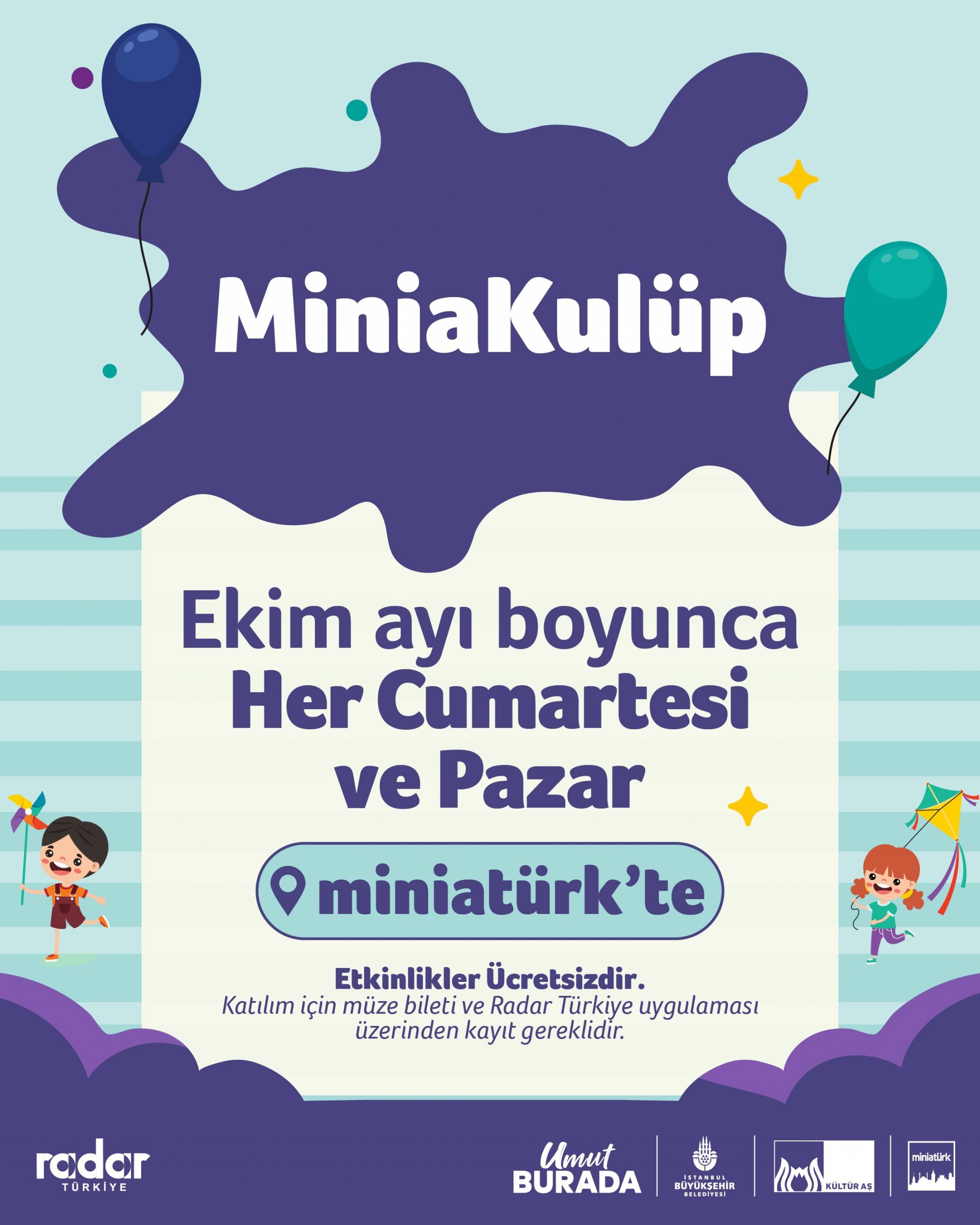 Miniatürk, ekim ayında çocuklar için dopdolu bir etkinlik programı sunuyor.