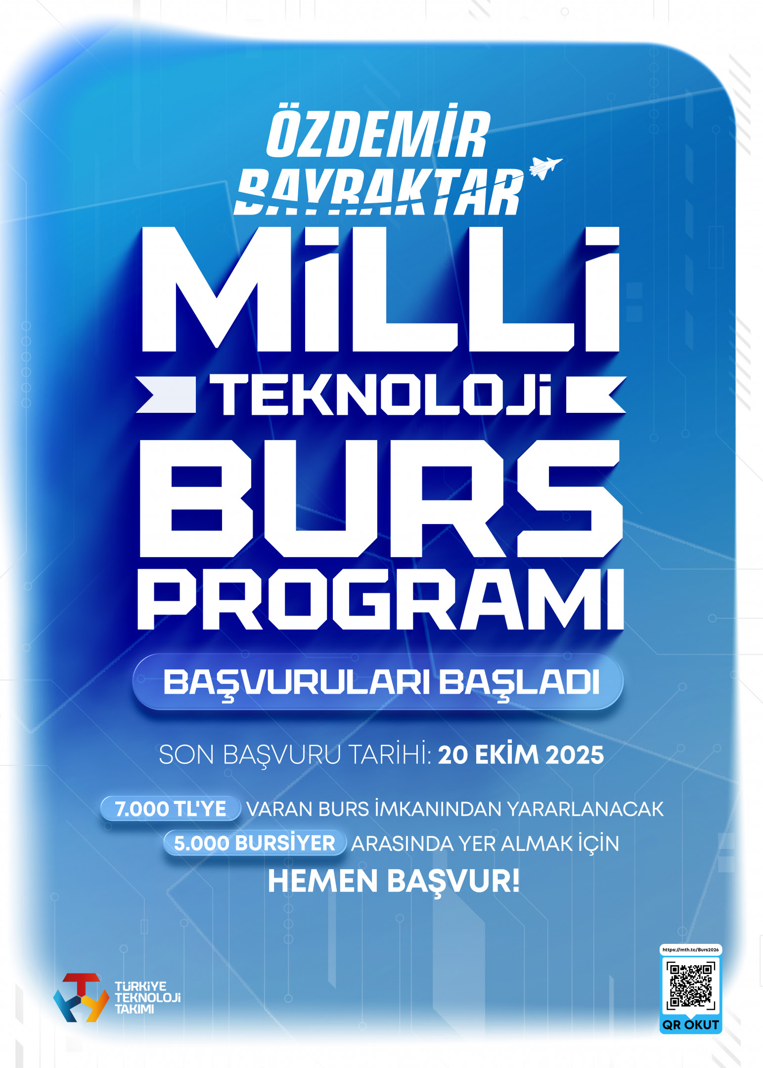 2026 Özdemir Bayraktar Millî Teknoloji Burs Programı Başvuruları Başladı