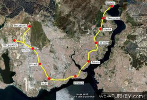 Başakşehir ;de Metroya 5 Kala 