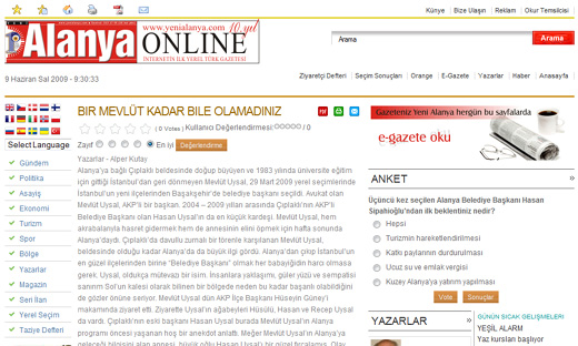 Belediye Başkanımıza  Alanya ;dan Sevgi Seli