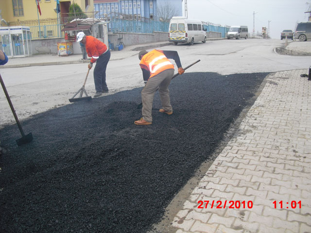 Başakşehir ;de yollar bakıma alındı